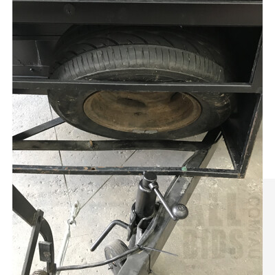 Single Axle Covered Trailer