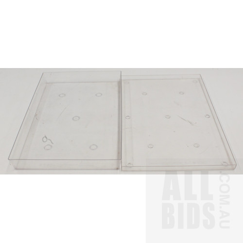 Silkomart Plastic Freezer Mould Trays - Lot of Two