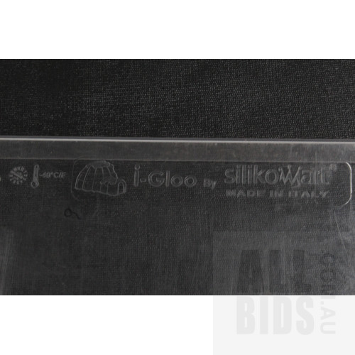 Silkomart Plastic Freezer Mould Trays - Lot of Two
