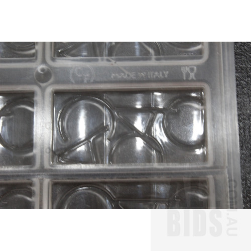 Plastic Chocolate Mold Trays - Lot of 16