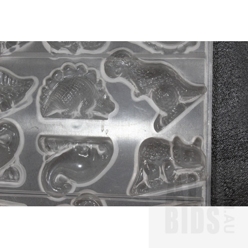 Plastic Chocolate Mold Trays - Lot of 16