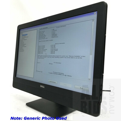 Dell Optiplex 9020 23 inch Core i5 -4670S 3.1GHz AIO Computer