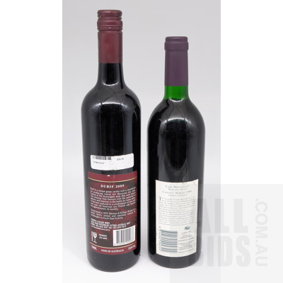 Cape Mentelle Cabernet Merlot 1996 750ml and Stanton & Killeen Rutherglen Durif 2009 750ml