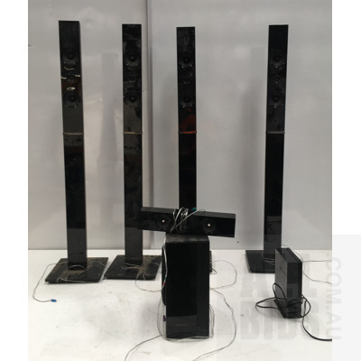 Samsung Center Speaker System, SubWoofer Speaker System With Surround Speaker System