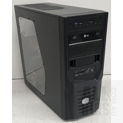 CoolerMaster Intel Core i7 (4770) 3.40GHz CPU Desktop Computer w/ ASUS Phoenix GeForce GTX 1050 Ti Graphics Card
