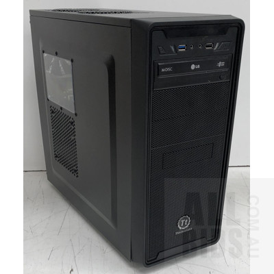 ThermalTake Intel Core i7 (4770) 3.40GHz CPU Desktop Computer w/ ASUS Phoenix GeForce GTX 1050 Ti Graphics Card