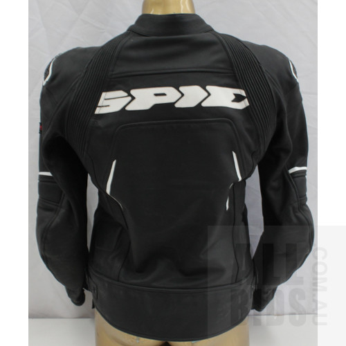 SPD Motorcycle Leather Jacket - Size 54