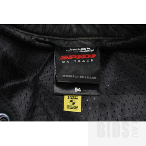 SPD Motorcycle Leather Jacket - Size 54