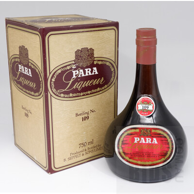 Para Liqueur Port, Number 109, 750ml in Presentation Box