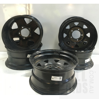 Toyota Land Cruiser Wheel Rims - Lot Of Five