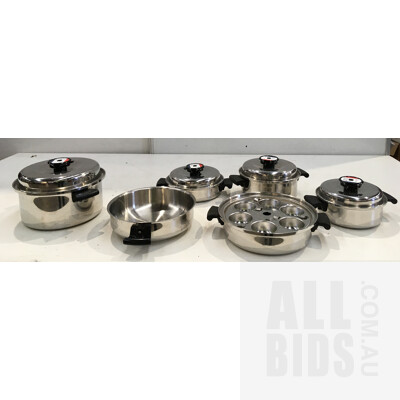 Vintage Cordon Bleu 7Ply Stainless Steel cookware