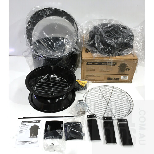 Charmate Lawson JNR 3 In 1 Charcoal BBQ Smoker