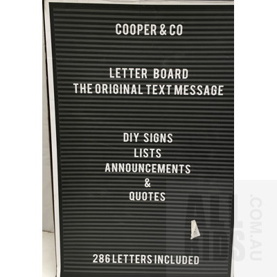 Décor Crystal Clear Stackable, Modular Food Storage Containers And Copper And Co Letter Board