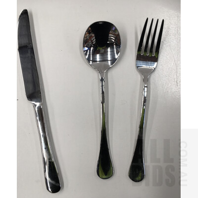 Assorted Homeware Including Maxwell Williams 16Piece Cutlery Set, Stanley Rogers Stainless Cutlery Set And 3 Piece Dish Brush Set