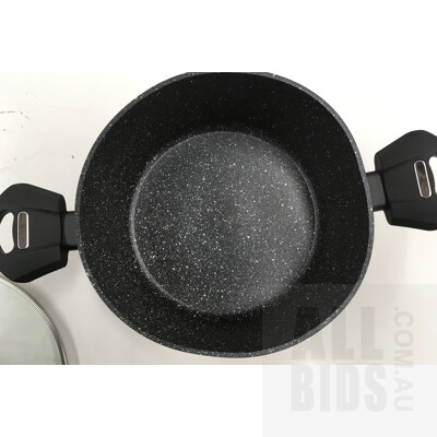 Marburg Cookware set, Classica 28cm Blue Round Cast Iron Dutch Oven And 28cm Blue Oval Cast Iron Dutch Oven - ORP More Than $700 Combined