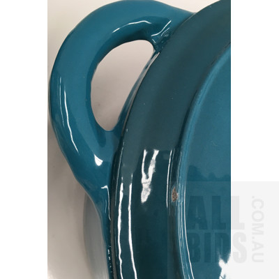 Marburg Cookware set, Classica 28cm Blue Round Cast Iron Dutch Oven And 28cm Blue Oval Cast Iron Dutch Oven - ORP More Than $700 Combined