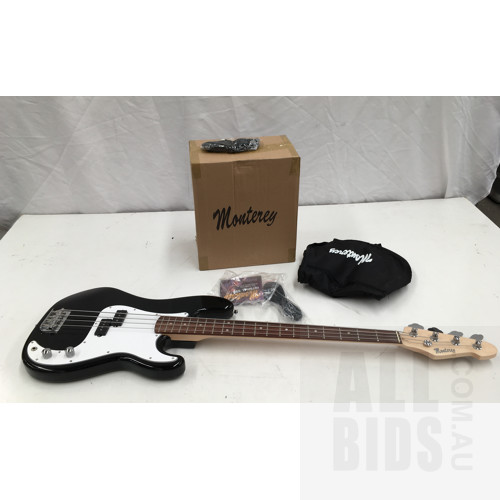 Monterey MBS-25 Electric Bass Guitar And Amp Pack - ORP $279