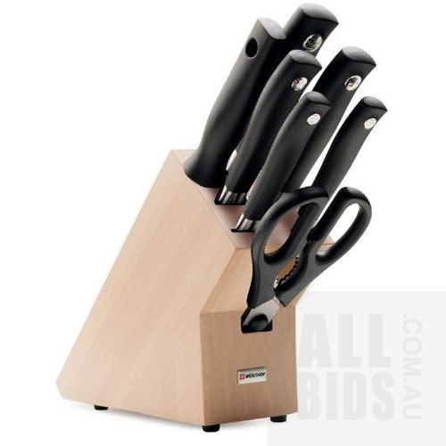 Wüsthof Grand Prix II 8pc Knife Block Set - ORP $1299