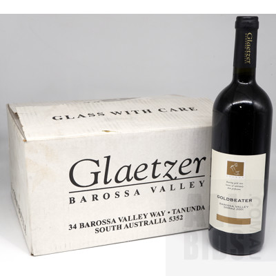 Glaetzer Goldbeater Barossa Valley Shiraz 2001 750ml Case of 6