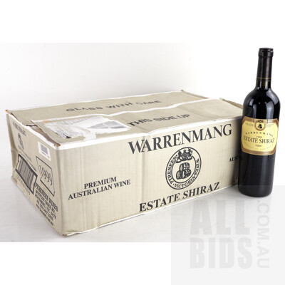Warrenmang Estate Shiraz 1999 750ml Case of 11