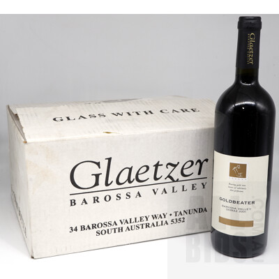 Glaetzer Goldbeater Barossa Valley Shiraz 2001 750ml Case of 6