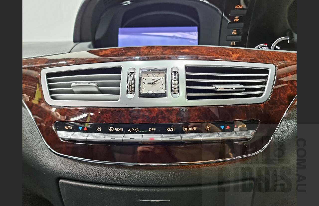 1/2008 Mercedes-Benz S350L W221 07 UPGRADE 4d Sedan Obsidian Black 3.5L