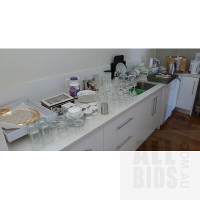 Selection of Servingware, Glassware, Crockery, Cultery, Kitchen Appliances