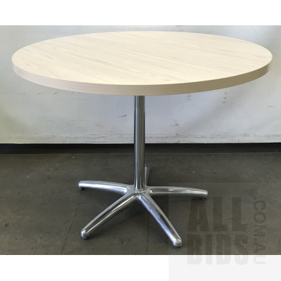 Beige Melamine Cafe Table
