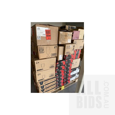 Pallet lot of Brand New Various Glasses, Jugs and Tumbler