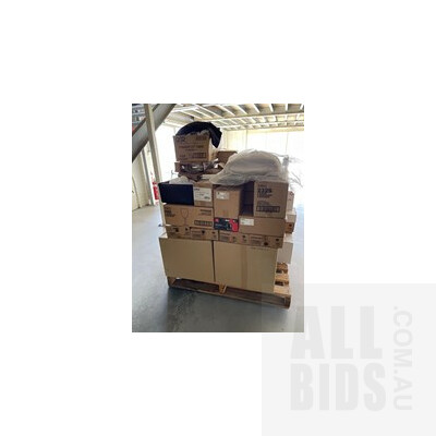Pallet lot of Brand New Various Wine Glasses, Mugs and More
