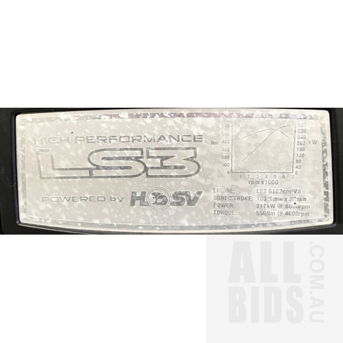 HSV Gen-F LS3 Engine Cover