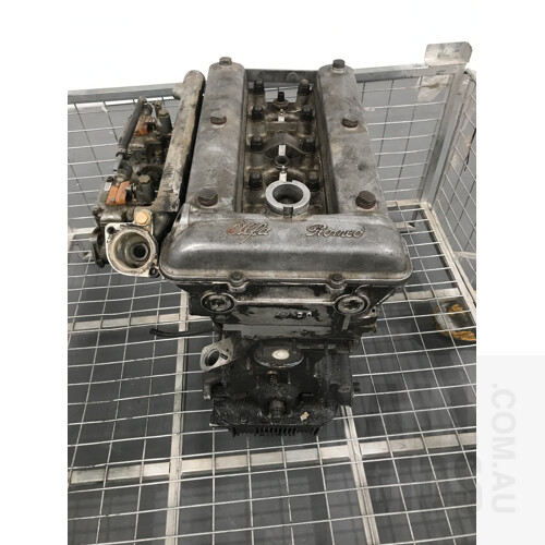 2L Alfa Romeo DOHC Engine - For Parts or Repair