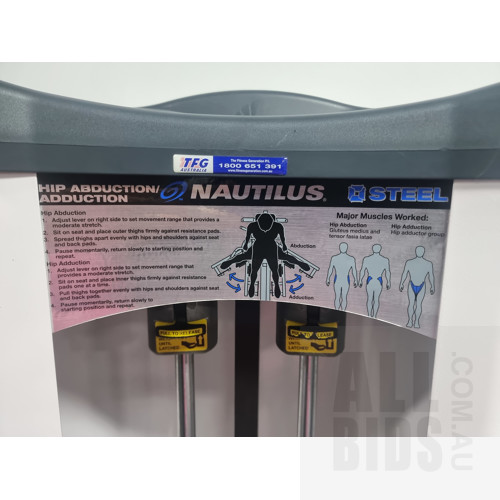 Nautilus Commercial Hip Abduction/Adduction Pin Loaded Machine