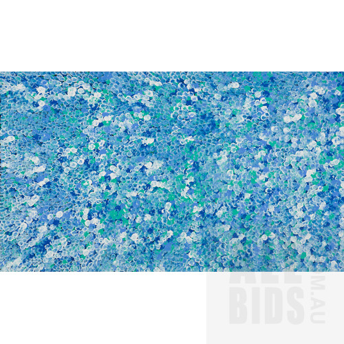 Belinda Golder Kngwarreye (born 1986), Bush Plum, Acrylic on Canvas, 204 x 119 cm