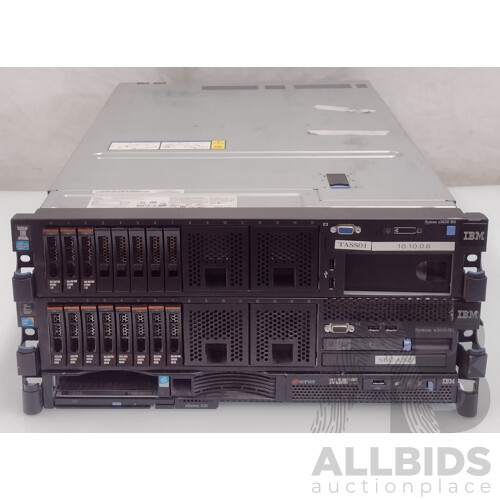 Assorted IBM Servers - System x3650 & xSeries 336