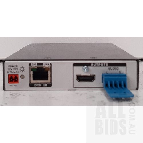 Extron (DTP HDMI 230 Rx) DTP Receiver For HDMI /W Support For up to 4K Resolution