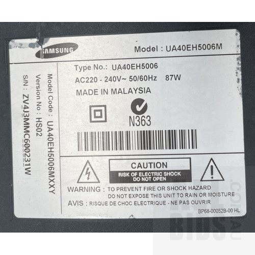 Samsung 40 Inch Full HD LED LCD TV And LED Full HD 28 Inch TV