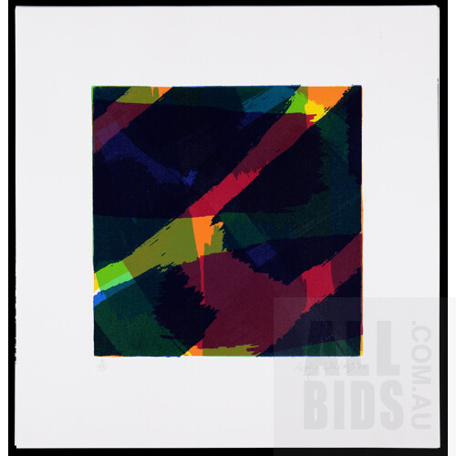 Canberra School of Art Printmaking Workshop 1980, Folio of 12 Silkscreen Prints 