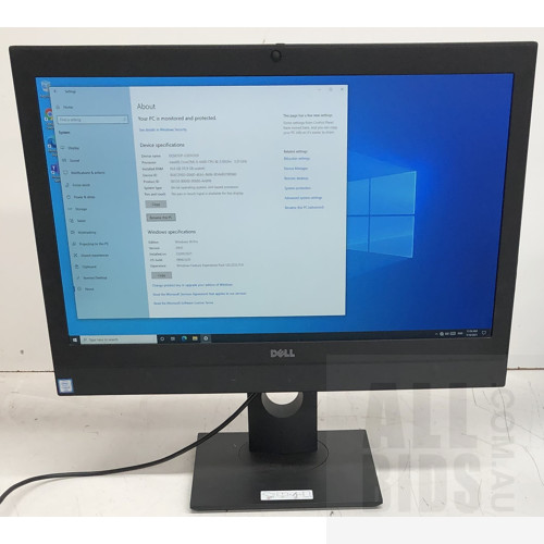 Dell OptiPlex 7440 AIO Intel Core i5 (6600) 3.30GHz CPU 23-Inch NON-Touch All-in-One Computer