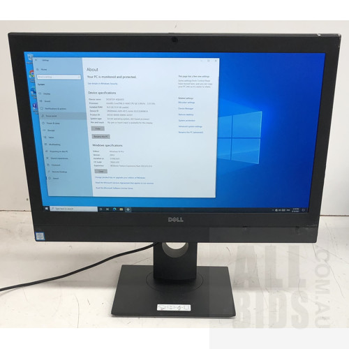 Dell OptiPlex 7440 AIO Intel Core i5 (6600) 3.30GHz CPU 23-Inch NON-Touch All-in-One Computer