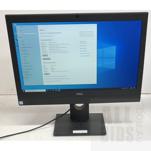 Dell OptiPlex 7440 AIO Intel Core i5 (6600) 3.30GHz CPU 23-Inch NON-Touch All-in-One Computer
