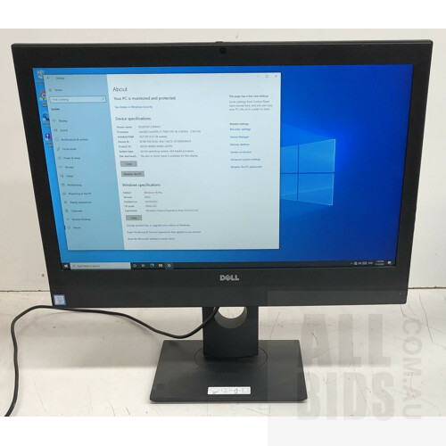 Dell OptiPlex 7450 AIO Intel Core i5 (7600) 3.50GHz CPU 23-Inch NON-Touch All-in-One Computer