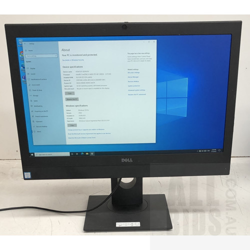 Dell OptiPlex 7440 AIO Intel Core i5 (6600) 3.30GHz CPU 23-Inch NON-Touch All-in-One Computer