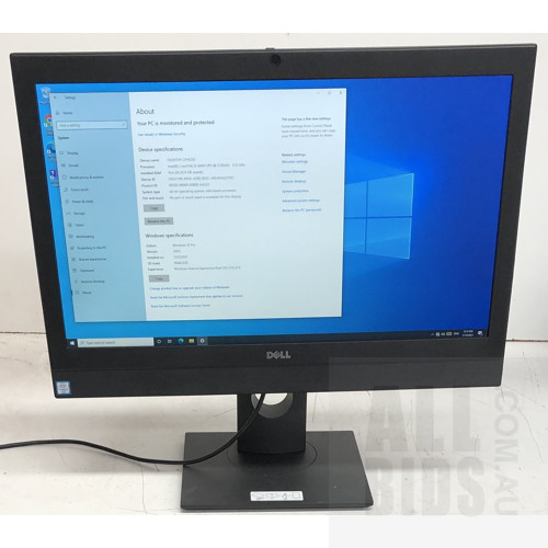 Dell OptiPlex 7440 AIO Intel Core i5 (6600) 3.30GHz CPU 23-Inch NON-Touch All-in-One Computer