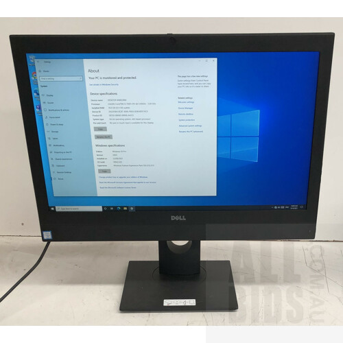 Dell OptiPlex 7450 AIO Intel Core i5 (7600) 3.50GHz CPU 23-Inch NON-Touch All-in-One Computer