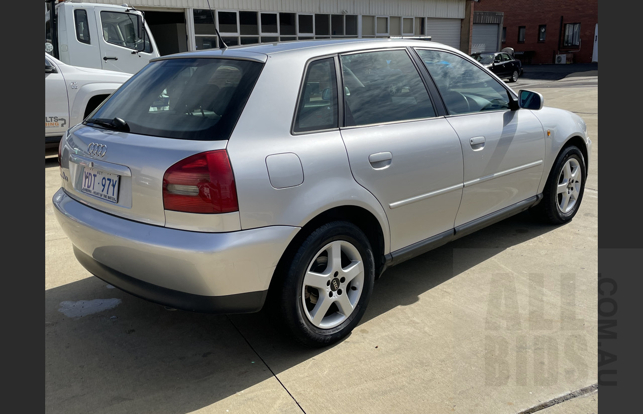 11/1999 Audi A3 1.6  5d Hatchback Silver 1.6L
