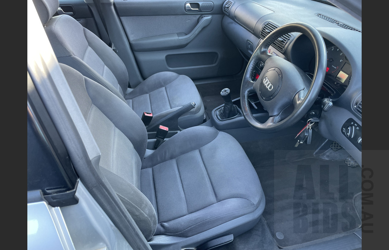 11/1999 Audi A3 1.6  5d Hatchback Silver 1.6L