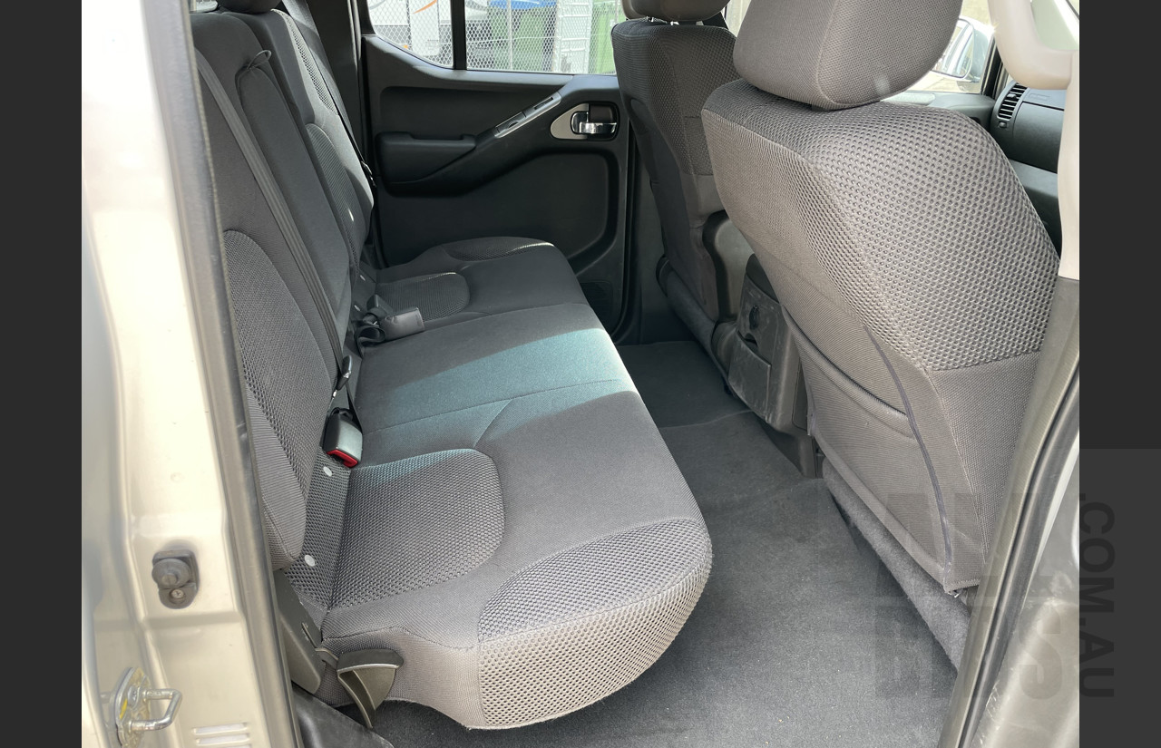 4/2007 Nissan Navara ST-X (4x4) D40 Dual Cab P/up Silver 2.5L