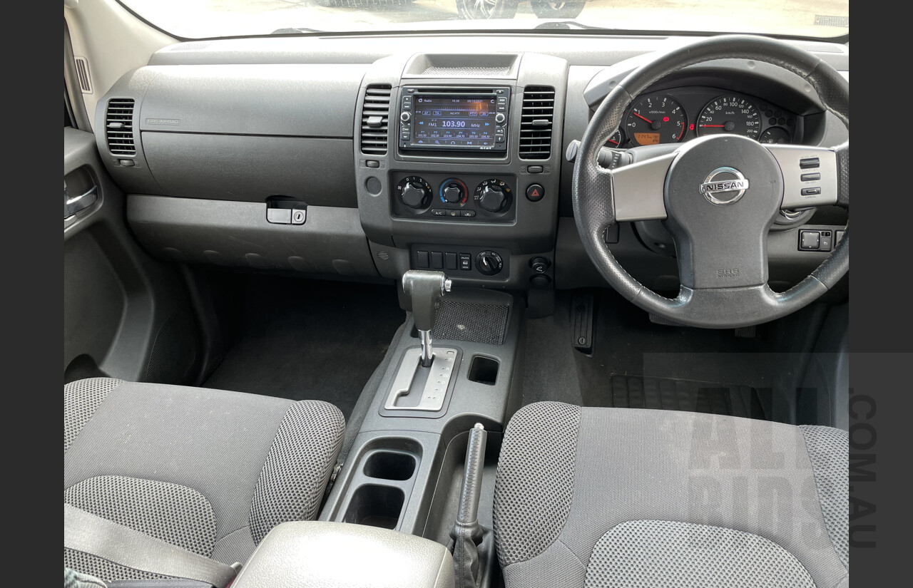4/2007 Nissan Navara ST-X (4x4) D40 Dual Cab P/up Silver 2.5L