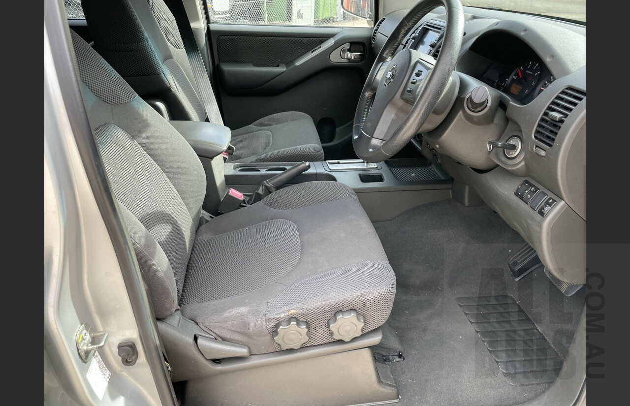 4/2007 Nissan Navara ST-X (4x4) D40 Dual Cab P/up Silver 2.5L